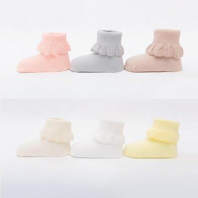 Babysocken für Mädchen, weiß, grau, Baumwolle, weich, für Neugeborene, bequeme Socken für Kinder, Schule, Sportkleidung