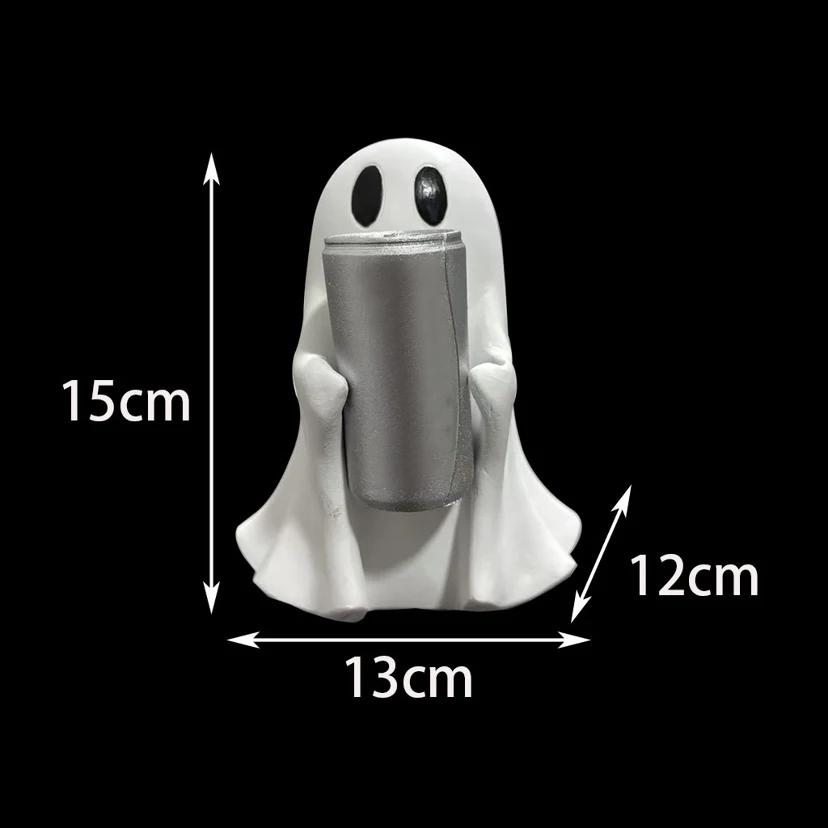 Cute Ghost Drink Holder Halloween Ghost Can Holder Fun Drink Can Holder Spooky Decor Drink Holder for Most Soda Cans Home Decor