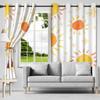 2pcs Curtains Cute Pattern Children Bedroom Daily Home Living Room Apartment Window Decor Blackout Curtains Heat Insulation
