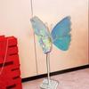 New 3D Holographic Butterfly Colorful Handmade Art Window Display Stage Layout Giant Flower Decor Party Decorations