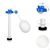 Toilet Tank Repair Kit Ballcock Universal Water Saving Easy to Install Float Fill Valve