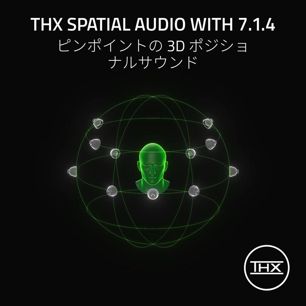 Razer BlackShark V3 Wireless Gaming 2nd Generation HyperSpeed 2nd Generation TriForce Titanium 50mm HyperClear 70 Hours of Japanese Distributor