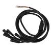 1 To 5 Electric Scooter Cable Fit for KUGOO M5 Lightweight Portable Power Cable for Controllers Lights Speakers