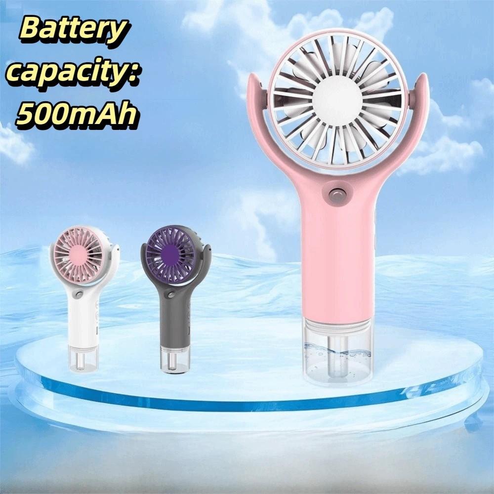 USB Rechargeable USB Rechargeable Handheld Spray Fan Mini Handheld Misting Fan Camping
