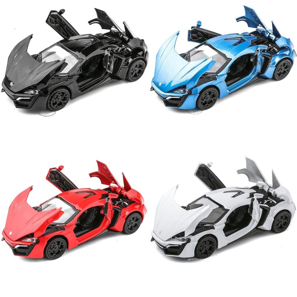 Alloy Car Lykan Model Toys 132 Scale Inertia Control Collectors Gift Children