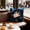 Anime Lycoris Recoil Cushion Cover Decorative Cushions Covers Cover Sofa x Pillow Piece x x Pillowcase