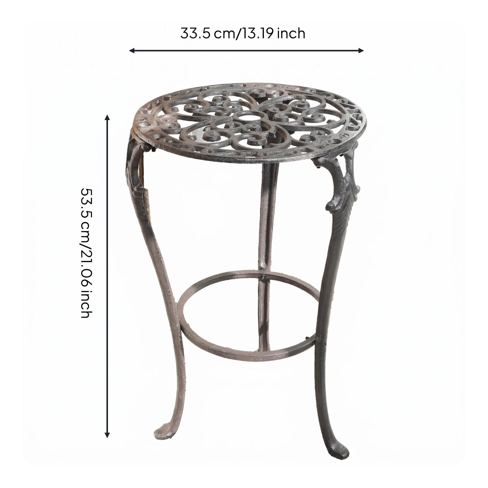Cast Iron Flower Stand Rustic Antique