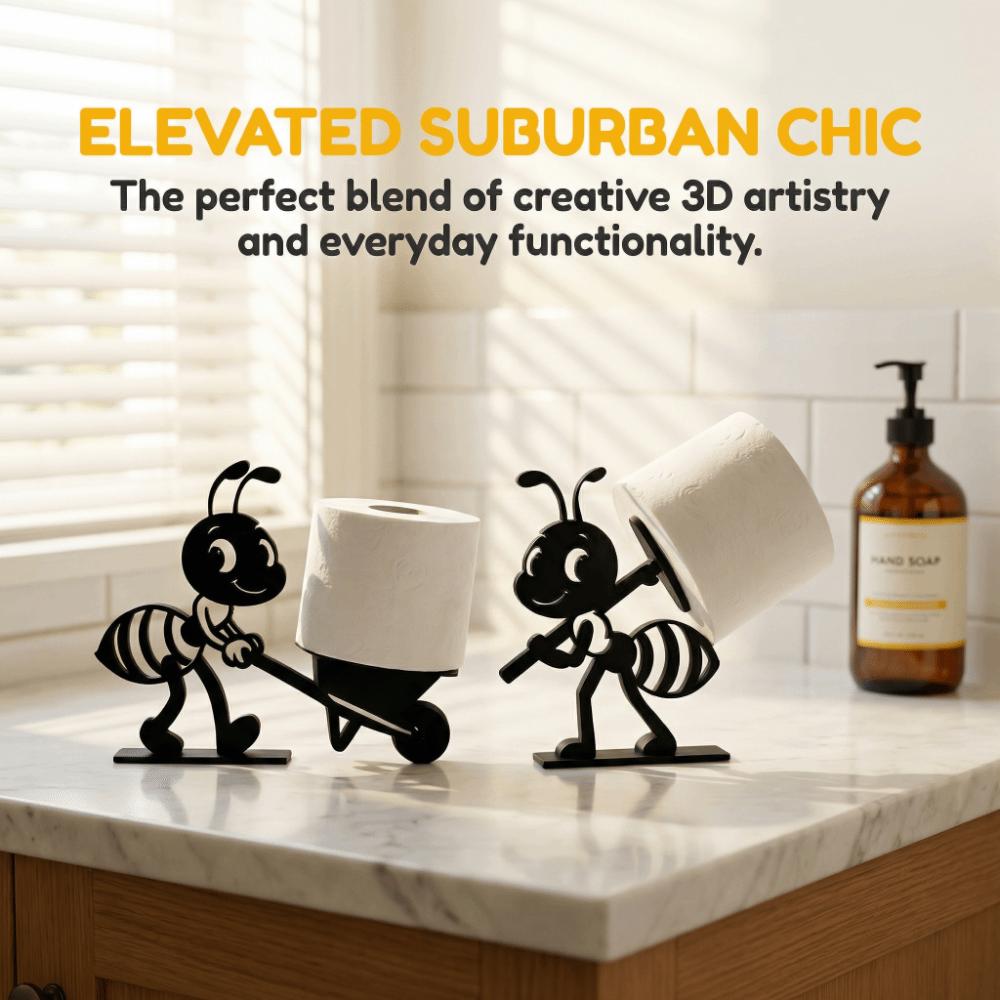 Tissue Stand Ant Tissue Holder Ornament Free Standing Vertical Napkins Rack  Bathroom