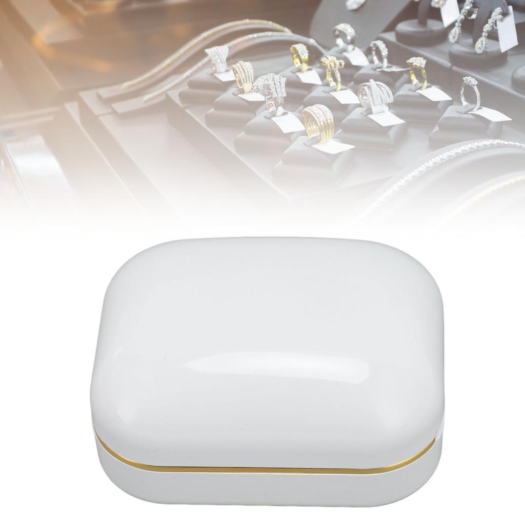 LED Light Pendant Box Necklace Display Case Waterproof Large Capacity LED Light Necklace Holder Storage Case