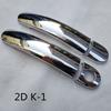 For Seat Leon 2 MK1 1m M1 Cupra MK2 2012  ABS Plastic Chrome Door Handle Cover Car