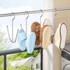 Solid and Bold Shoe Rack, Shoe Drying Artifact, Shoe Room External Hook, Household Special Thick Multifunctional Hanging Shoe Balcony Rack
