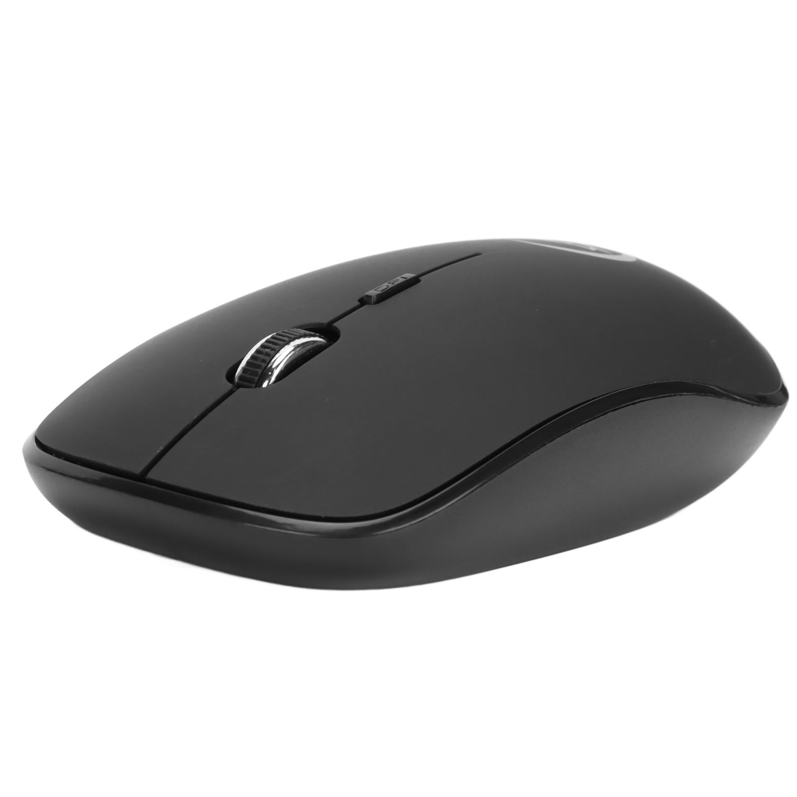

Wireless Mouse 2.4G 120016002400 DPI Feel Comfortable Fast Transmission Gaming MouseBlack чёрный