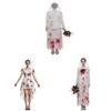Halloween Ghost Bride Costume Dress Polyester Spandex For Cosplay Party Stage Performance