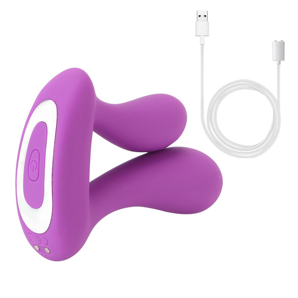 Anal Massager Wireless Vibrator Double Head  Stimulator G Spot 9 Speed USB Rechargeable Sex Toy For Woman