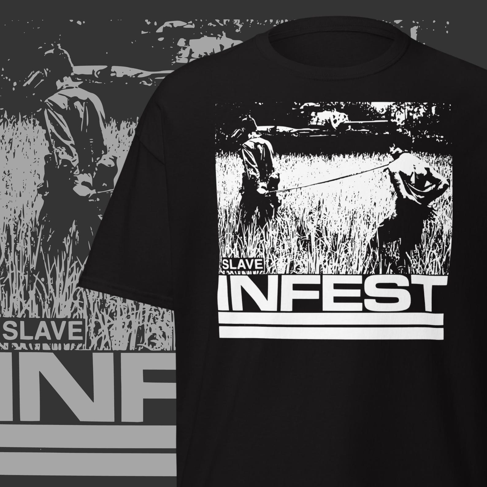 Vintage Infest Band T-Shirt 80s Powerviolence Hardcore Punk 2XL