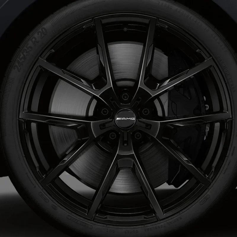 For Mercedes Benz AMG A C E R M class CLA GLA W204 W210 W124 W205 W203 56mm Car Wheel Center Decal Hub Emblem Sticker EF1