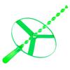 Kunststoff leuchtender Bambuslibelle Handdruck-Frisbee Kinder Outdoor-Spielzeug
