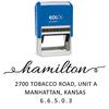 Return Address Stamp Custom Stationary Personalized Rubber Stamp Family Address Self Inking