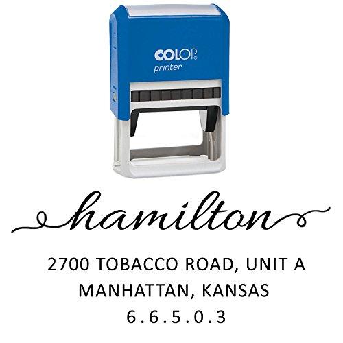 Return Address Stamp Custom Stationary Personalized Rubber Stamp Family Address Self Inking
