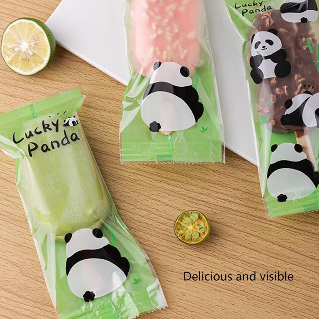100 Stück transparente Eiscreme-Verpackungsbeutel, praktische Eis-/Stielverpackung, lebensmittelechte Eislutscher-Tasche für Partys