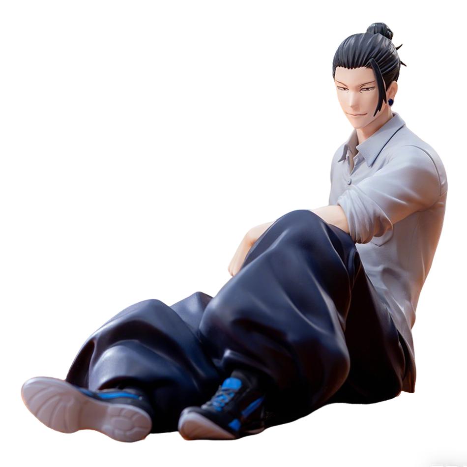 New Gojo Satoru Anime Jujutsu Kaisen Figure Geto Suguru Yumemirize Sitting Position Collection Model Gift Toy Action Figure PVC