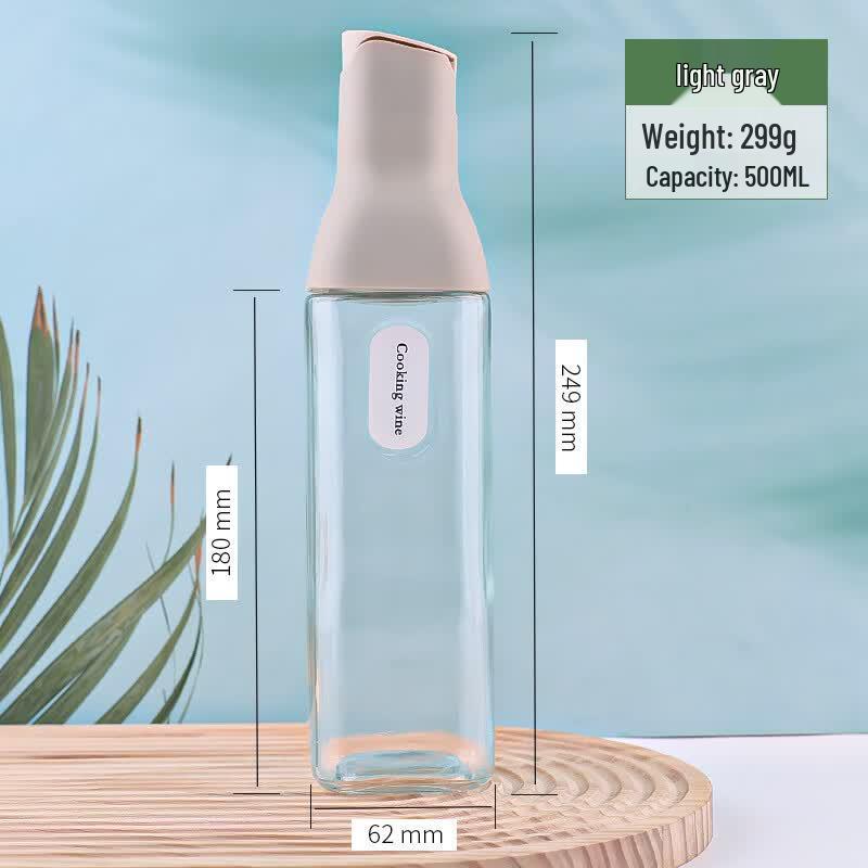 oeny Leak-proof Glass Oil Dispenser светло-серый