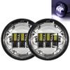 For Harley Motorcycle Light DRL Davidson Electra Glide Softail Fat Boy Touring 30W Waterproof Lights 4.5 Inch Fog Lamps