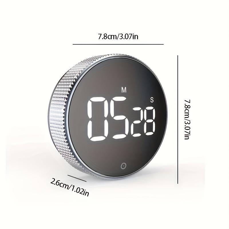 1 Piece Rotating Timer Kitchen Countdown Timer with 3 Adjustable Modes Suitable for Cooking Studying and Exercising Silent Operation. Requires the