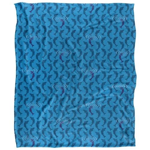 JQ Licensing Silky Trout Supersoft Blanket
