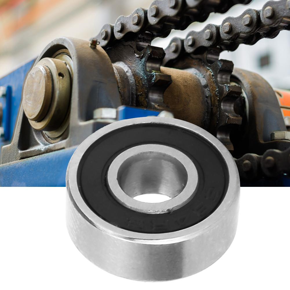 10pcsDouble Sided Rubber Sealed Deep Groove Ball Bearings (6962RS 6x15x5mm)