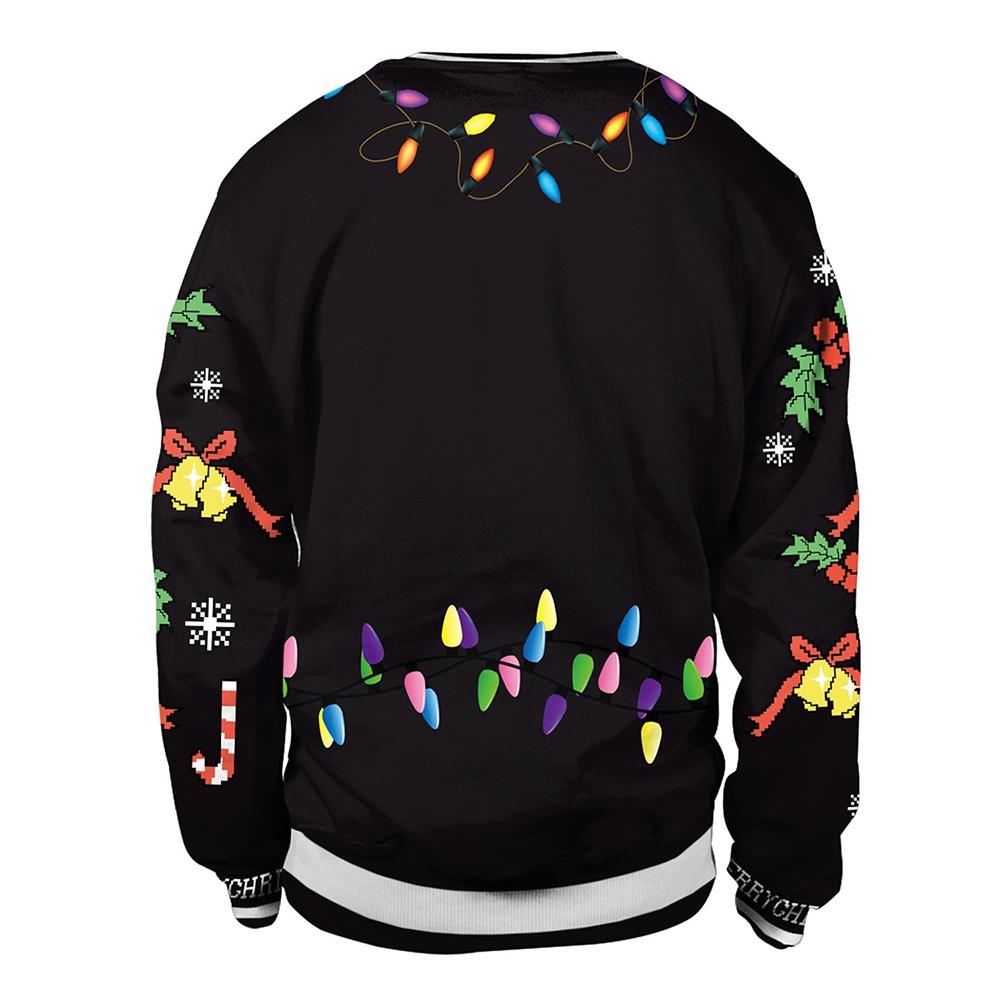 Premium Quality Ugly Xmas Christmas Sweater Featuring Santa And Elf For Winter Warmth