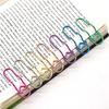 Heart Shape Paper Fix Clip Metal Bookmarks Multi-functional Pen Holder  School Supplies Accessories