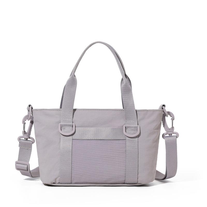 

Большая вместительная сумка, однотонная сумка через плечо, легкая сумка через плечо светло-серый