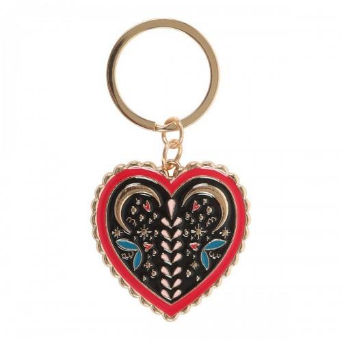 Something Different Folk Heart Keyring