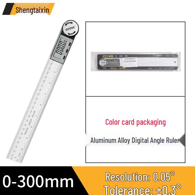Shengtai Xin High-Precision Digital Angle Ruler & Protractor for Woodworking and Industrial Measuring