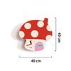 Cartoon-style Mushroom Wall Clocks Creative Nordic Luxury High-end Wall Clock Living Room Home Decor Relojes De Pared FYWC