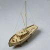 Ancient Sailboat Boat Assembly Toy 1:100 Scale Wooden Sailing Boat  Desktop Ornament