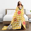 Soft Warm BlanketBoy Girl Airplane Travel Joke Bear Throw Blanket  Flannel Bedspread For Couch Chair Fluffy Sofa Bed Cover
