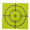 100pcs Total Station Reflector 20/30/40/50/60mm Fluorescent Yellow Reflector Sheet Target Aim Target Sticker Measurement