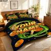 Dragon Ball Z Epic Custom Name Pattern Bedding Quilt Set Quilt Cover Pillowcase Home Gift(1 * duvet cover + 2 * pillowcase, without core)