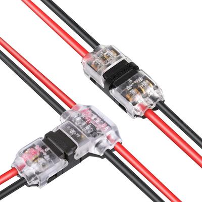 **T-Type Insulation Piercing Quick-Connect Terminal for LED Wiring**