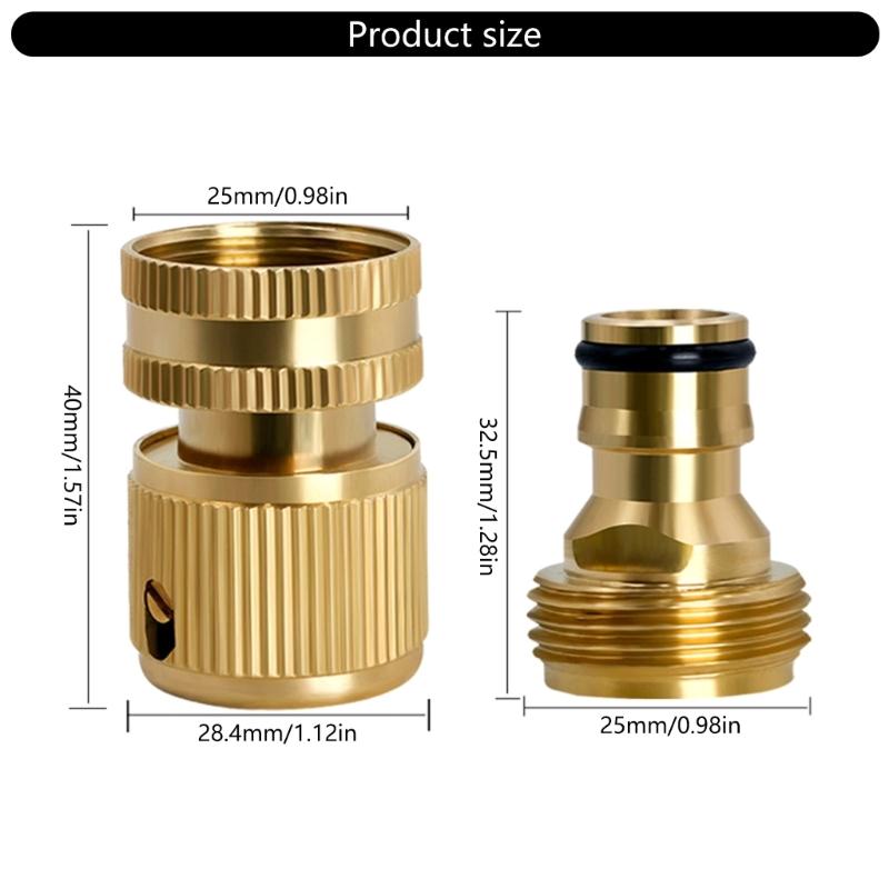 Kitchen Faucet Adapter for Tap Connector Mixer Hose Joiner Fitting Pipe Easy Installation Garden Hose Connector Fitting