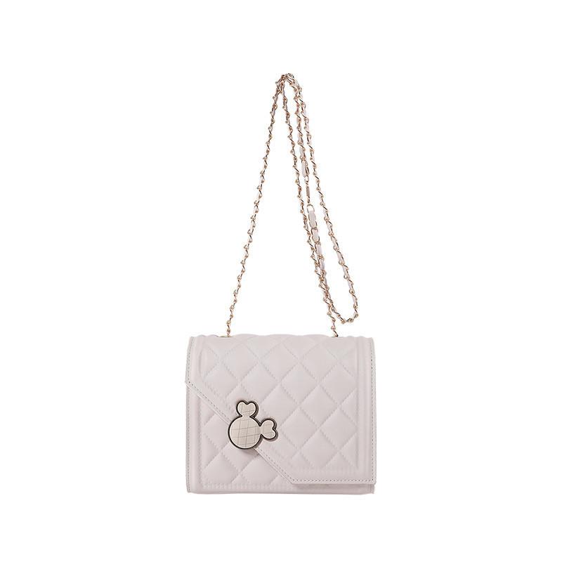 

Small Square Bag Women 2024 Spring New Fashion Popular Cross-border Street Trend Chain Single Shoulder Diagonal Bag White/black/brown белый