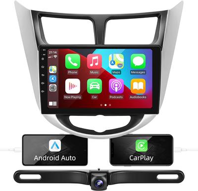 Drahtloses CarPlay Android Autoradio für Hyundai Solaris Accent I25 2010-2016 WiFi GPS Auto Multimedia GPS 2din