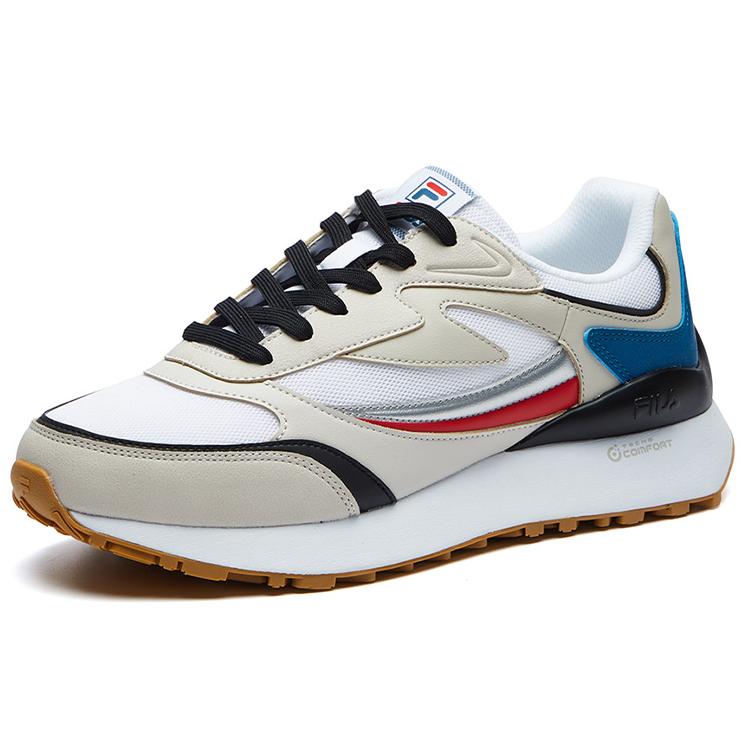 New FILA Heritage FHT Low Vntg White/Grey/Blue F12M131102FWM