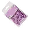 70pcs Paper Clips Vibrant Color Cute Small Paper Clips Durable Rustproof Iron Paper Clips for School Office Violet