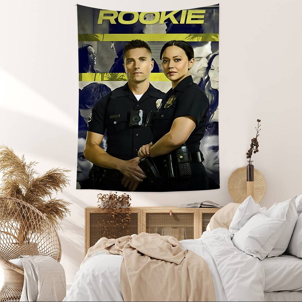 Movie The Rrookie Classic Cartoon Tapestry Art Science Fiction Room Home Decor Wall Hanging Sheets
