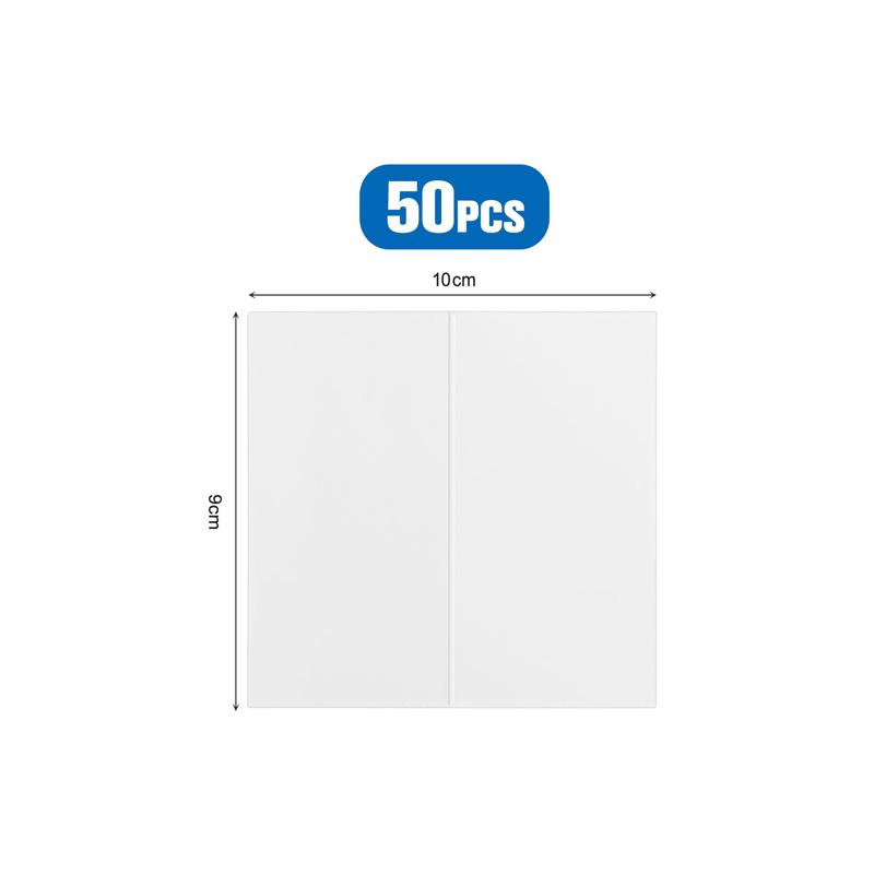 50/100Pcs Blank Table Place Cards Foldable Seating Place Cards Name Place Cards for Wedding Party Decoration Table Cards Set