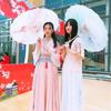 56cm Kids Decorative Umbrella 10 Colors Costumes Photography Umbrella  Bridesmaids Party Scenery