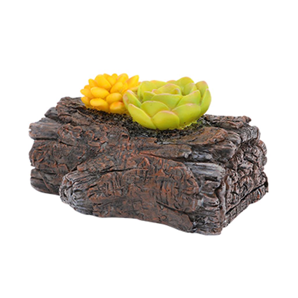 Stone Key Holder Concealed Compartment for Outdoor Key Storage Tree Stump Shape Key Holder Secret Compartment Consider